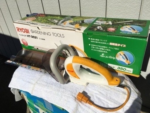 ■リョービ ヘッジトリマー HT-3521 植木バリカン■RYOBI 生垣バリカン 刈込幅350mm