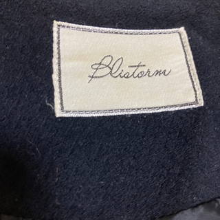 値下げ☆ノーカラーブラックコートの画像