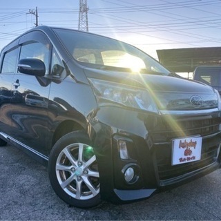 【支払い総額22万円】車検令和4年8月 h25年式 ステラカスタム（ムーヴカスタム）Tチェーン スマートキー TV ナビ 純正アルミ iストップ 乗って帰れる！の画像