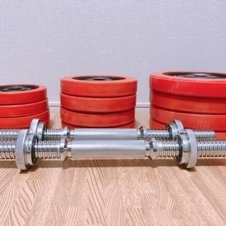 【価格交渉可】IROTEC ラバーダンベル(40kg)の画像