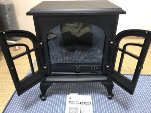 山善　暖炉型ヒーター