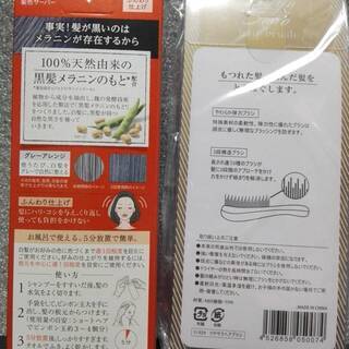 【ツヤサラヘアブラシ付き】白髪用髪色サーバー　グレーアレンジ　ふんわり仕上げの画像