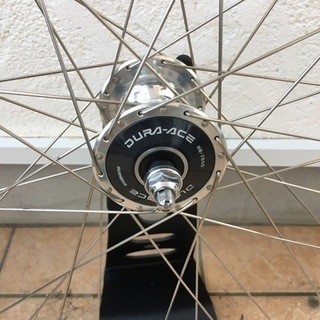 ピスト　シマノ  デュラ 前後ホイール　NJS バッグ