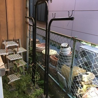 物干し台　2台　もらってあげてください