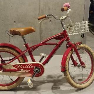 ★再値下げ　ビーチクルーザー自転車　18インチ　キッズの画像