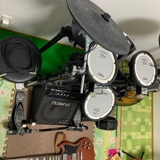 （ネット決済）お話中　期間限定大幅値引き　即演奏可　スピーカー付電子ドラム　Roland TD-9K2Sフルセットの画像