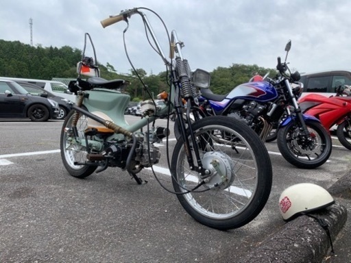 実働　カブ　チョッパー仕様　スプリンガー　107cc 原付二種