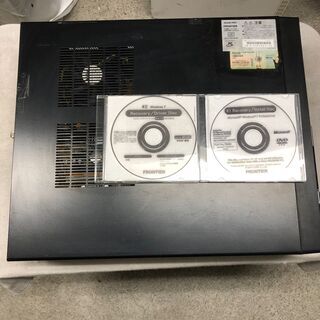 FRONTIER(フロンティア)製　BTO省スペースデスクトップパソコン「FRAS7371Y/21」C2D-E7500 2.93GHz　リカバリディスク付き　MBはIPM41　Windows10＆Office2010インストール済で即使用可能な中古品の画像