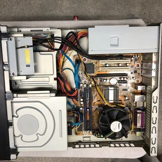 FRONTIER(フロンティア)製　BTO省スペースデスクトップパソコン「FRAS7371Y/21」C2D-E7500 2.93GHz　リカバリディスク付き　MBはIPM41　Windows10＆Office2010インストール済で即使用可能な中古品の画像