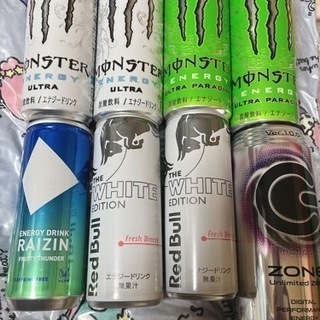 エナジードリンクセット モンスター等８本＋オマケのレッドブル