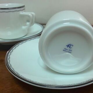 4℃カップ&ソーサーの画像