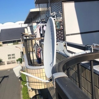BSアンテナとケーブル