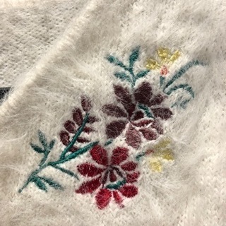 Cecil Mcbee M 長袖 ショート丈 花柄の画像