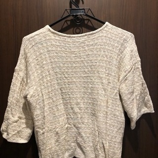 Green Label Relaxing M 七分袖 ラメ模様 の画像