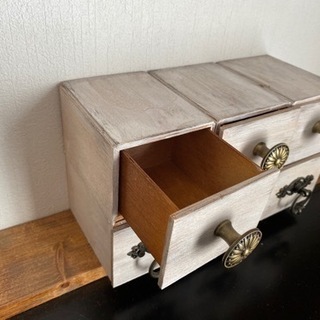 ❄北欧風*ᕷ˖°おしゃれな卓上引き出し小物チェスト（2段6個）の画像