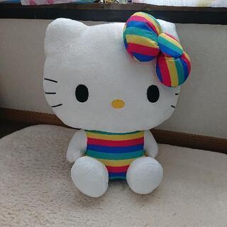 キティちゃん ぬいぐるみ レインボー