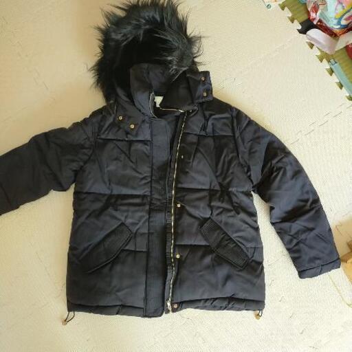 美品！　レディース　H\u0026M ネイビー　ダウンショートコート