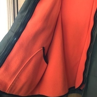 フリース付き取り外せるコートの画像