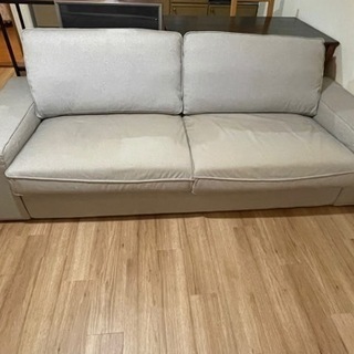 最終お値下げ IKEA シーヴィク 3人掛け レザーソファ さらに値下げ！ 3人掛けソファ IKEAシーヴィク