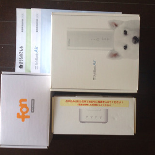 Softbank3点   Air ,おうちのでんわ ,Fon 