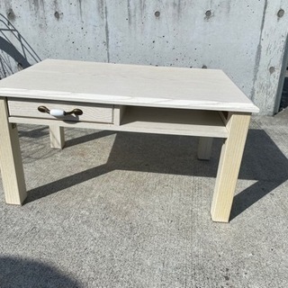 フレンチカントリー ローテーブル カフェテーブル 北欧 センター...