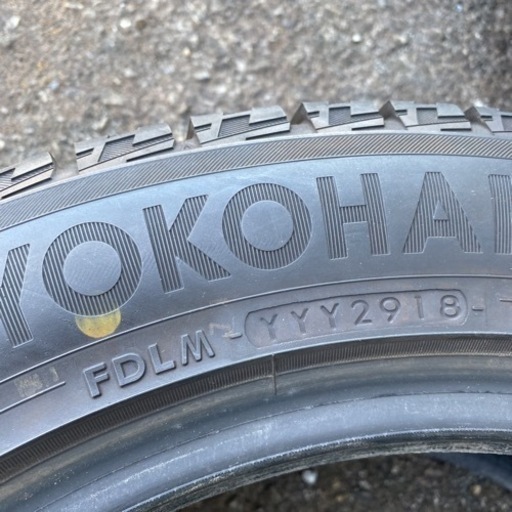 【1シーズン使用】2020年購入品 4本セット！YOKOHAMA スタッドレスタイヤ iG50 Plus 215/55R17 94Q 