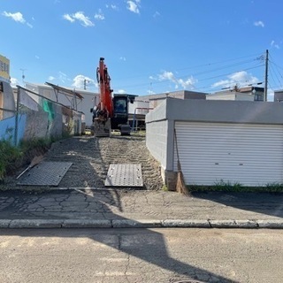 資材置場　車庫付　貸土地　整地済の画像