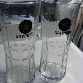 SAPPOROビールグラスの画像