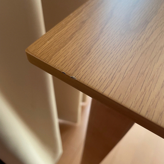 【取引完了】天然木　オーク材デスク　学習机やテレワーク等にの画像