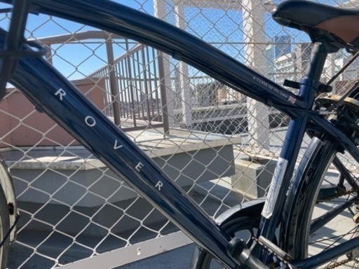 自転車 ROVER ローバー カゴ付き 変速あり 折り畳み自転車ローバーFDB206L 外装六段変速 都内中野区手渡しのみ 