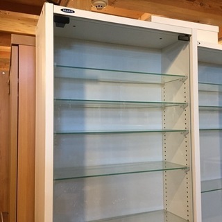 ▼△ディスプレイラック ガラス棚2/2△▼AK-201の画像