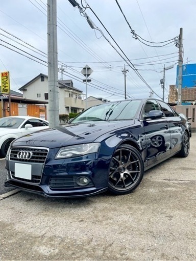 アウディA4 2.0クワトロカスタム車検ほぼ2年付き極上車即決