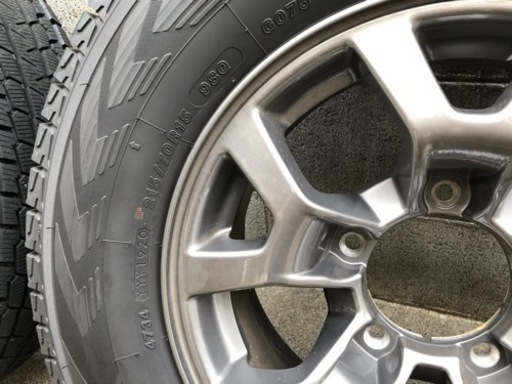 JB74 ジムニーシエラ　純正ホイール　スタッドレス　2020年製