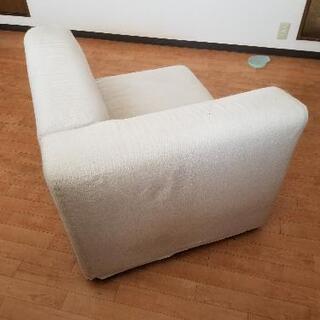 無印良品1人用ソファーさしあげますの画像