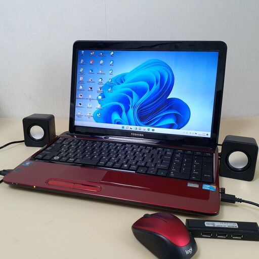 訳あり TOSHIBA dynabook SSD搭載 15インチ Wi-Fi マルチ レッド Windows11