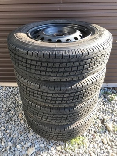 バリ溝　プロボックス/サクシード　165R13 6PR スタッドレス ホイール付き