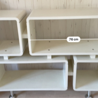 【差し上げます】オープンキャビネット　ホワイトの画像