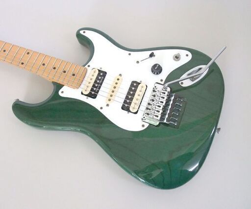 K.Nyui Custom Guitars P.G.M ストラトタイプ ギター シースルーグリーン カスタム MADE IN JAPA