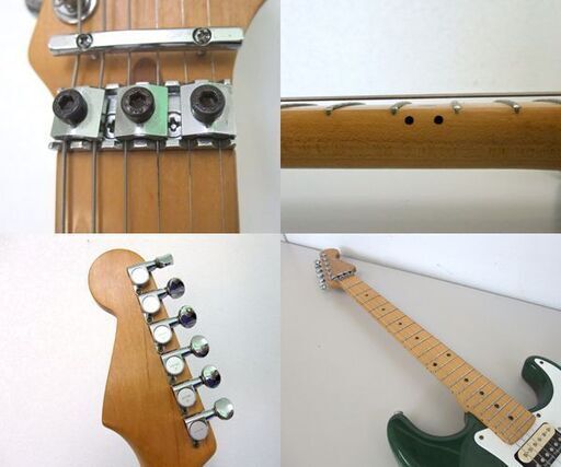 K.Nyui Custom Guitars P.G.M ストラトタイプ ギター シースルーグリーン カスタム MADE IN JAPA
