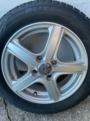 スタッドレスタイヤ　ブリザックREVO GZ 155/65R14 アルミセット