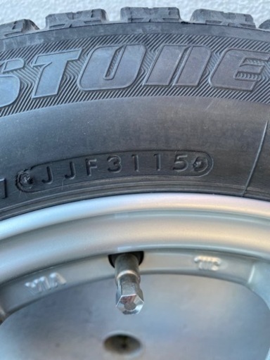 スタッドレスタイヤ　ブリザックREVO GZ 155/65R14 アルミセット