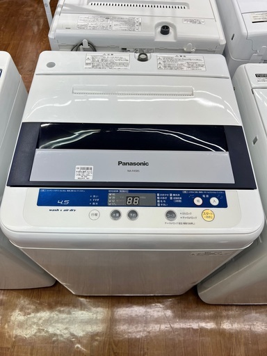 全自動洗濯機 Panasonic NA-F45B5 4.5kg 2012年製 入荷しました