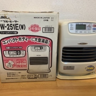 石油ファンヒーター 木造7畳、コンクリート9畳
