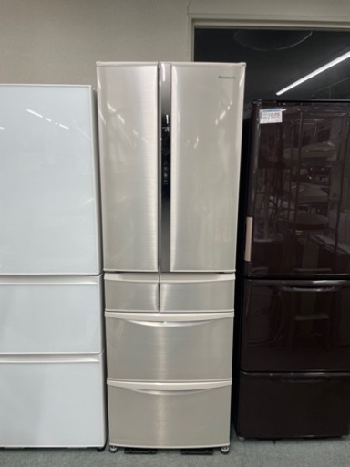 6ドア冷蔵庫(426L) パナソニックNR-F438T-N 2014年製　中古品