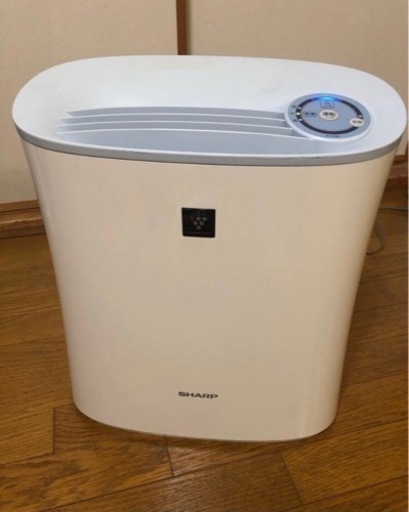 【SHARP】薄型スリムモデル 加湿空気清浄機　プラズマクラスター搭載