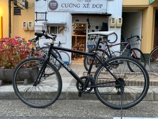 クロスバイク　２６インチ　黒　安く自転車　✨自転車整备済。すぐに乗って帰れます✨