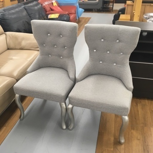 S177 ASHLEY オフィシャルショップ 輸入家具 アメリカ 輸入 2脚椅子 猫足【アシュレイ家具】USED