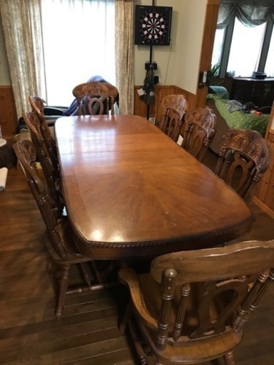 猫足ダイニングテーブル