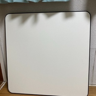 こたつ　白黒のリバーシブルの画像