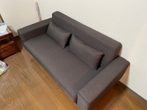 2.5人掛けソファー　ブラウン